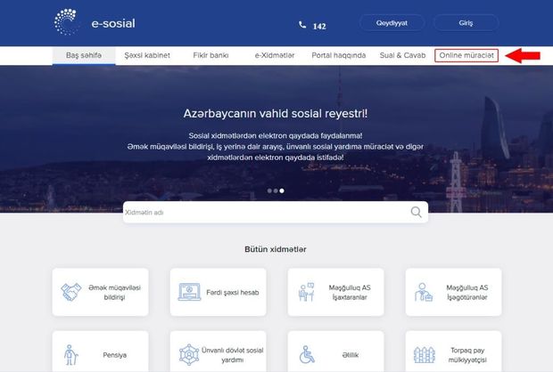 “E-sosial” portalının 800 min aktiv istifadəçisi var