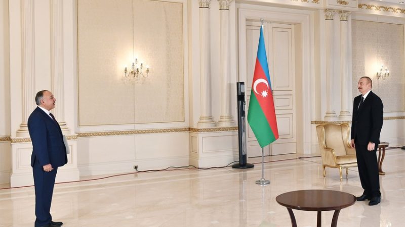 Prezident İlham Əliyev Əfqanıstanın yeni səfirinin etimadnaməsini qəbul edib