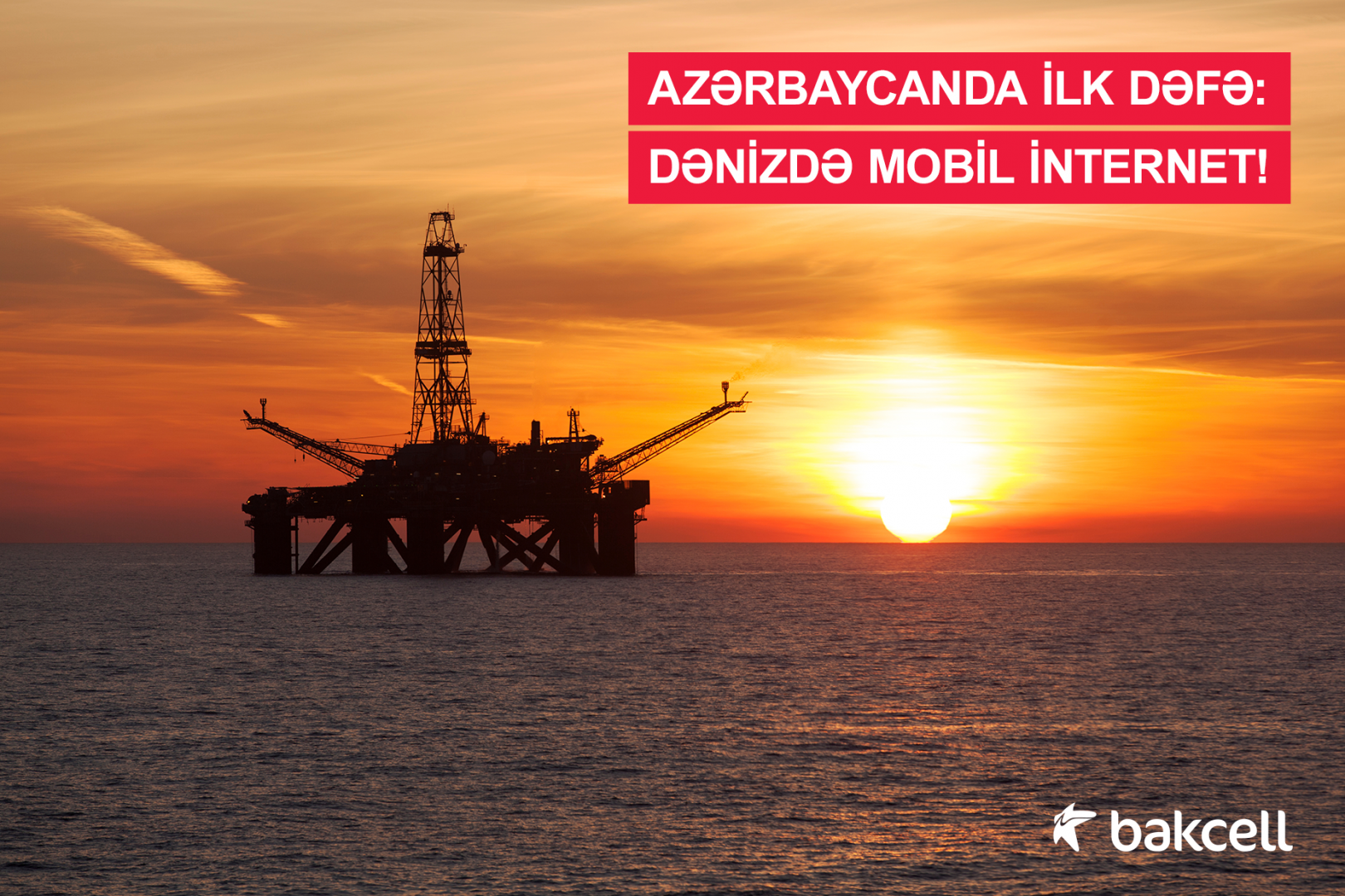 Azərbaycanda ilk dəfə: dənizdə mobil internet!