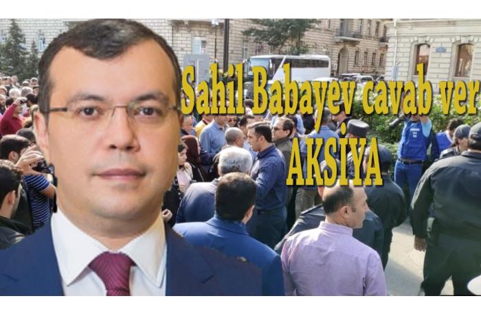 Sahil Babayevə etiraz AKSİYASI- VİDEO