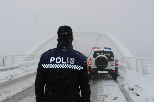 Yol Polisi hava şəraiti ilə bağlı əhaliyə MÜRACİƏT EDİB