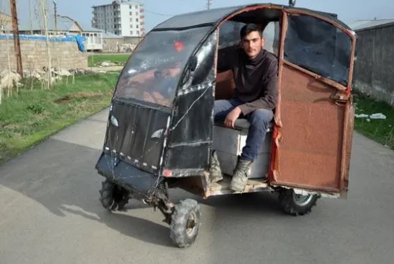 Türkiyədə məişət tullantılarından elektromobil hazırlanıb – FOTO