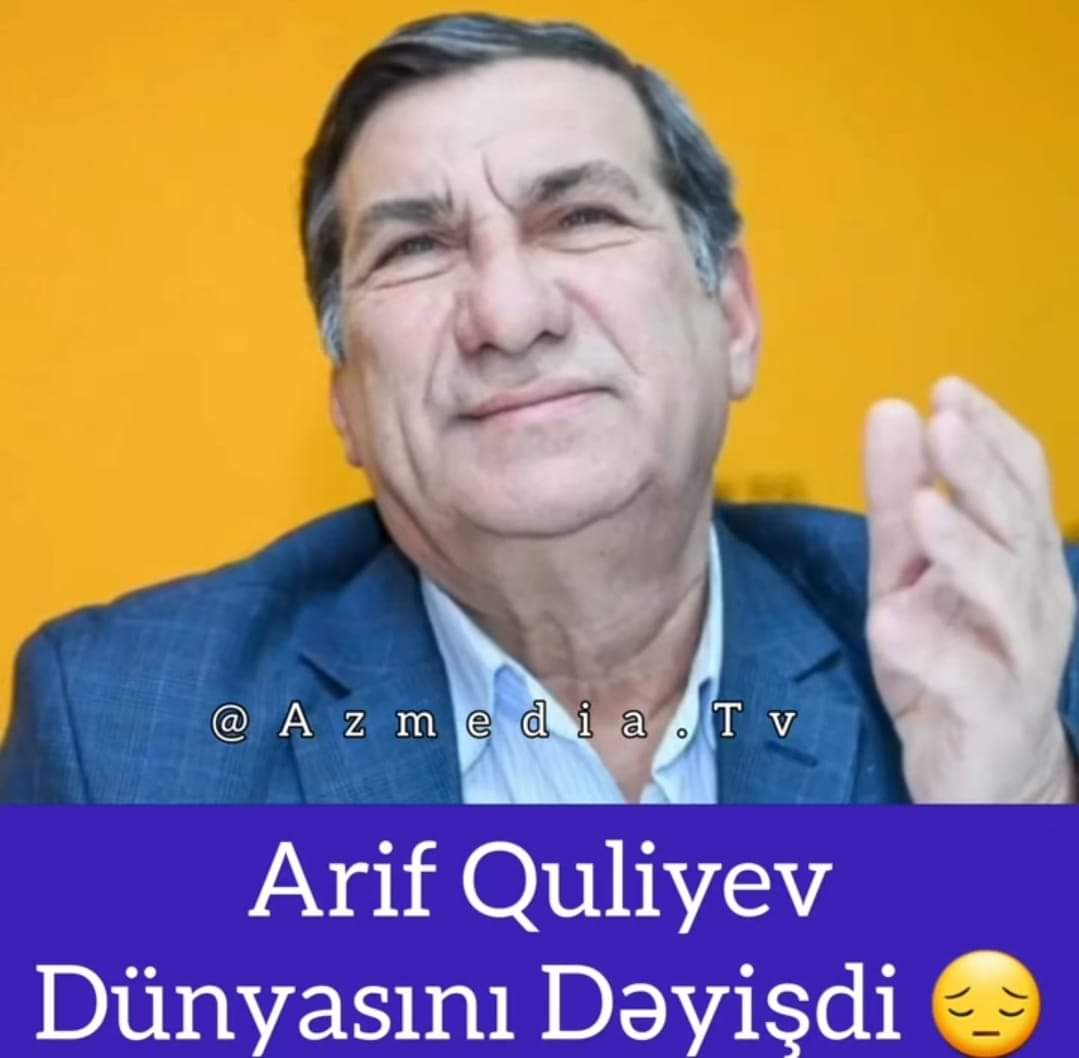 Arif Quliyevin ölümü ilə bağlı açıqlama