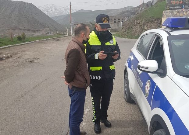 Yol polisi Daşkəsəndə reyd keçirib – FOTO