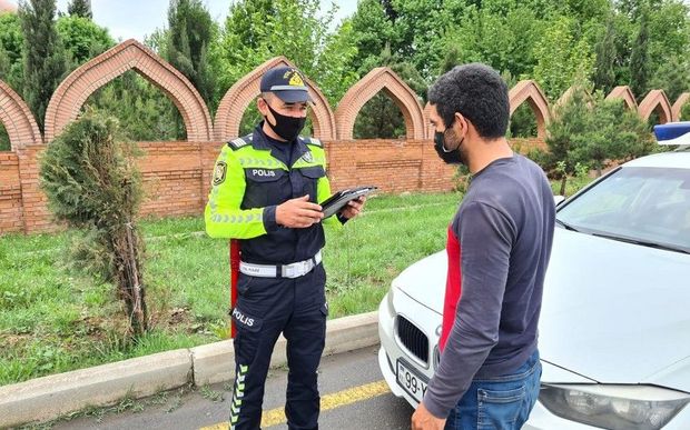 Samuxda yol polisi qaydaları pozan 15 nəfər barəsində tədbir görüb – FOTO