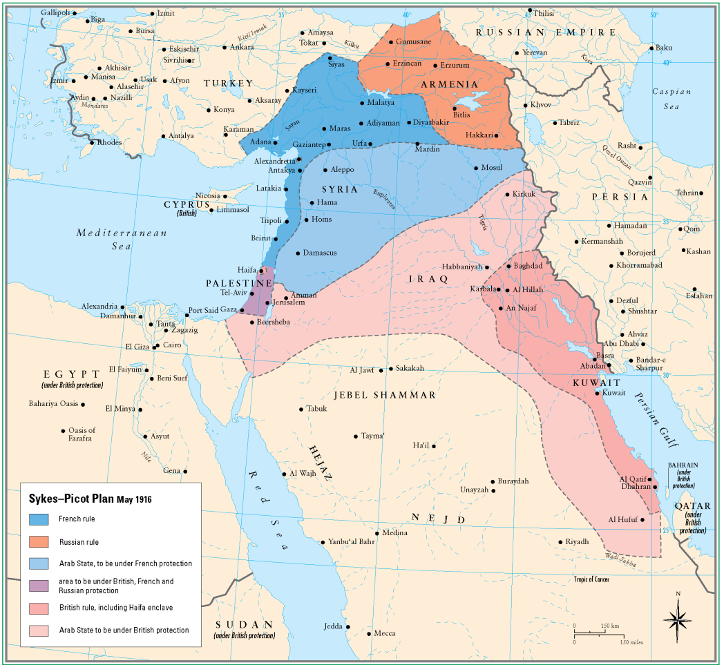 Biz danışmayaq-TARİX DANIŞSIN “Sykes-Picot müqaviləsi”