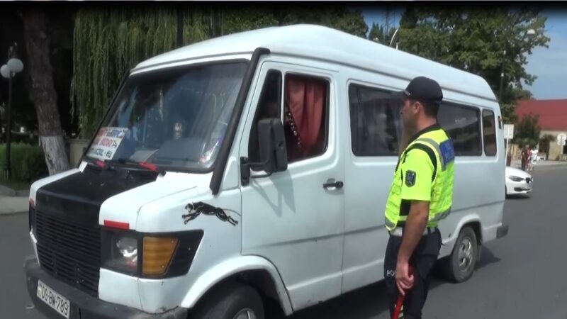 Balakəndə yol polisi reyd keçirib