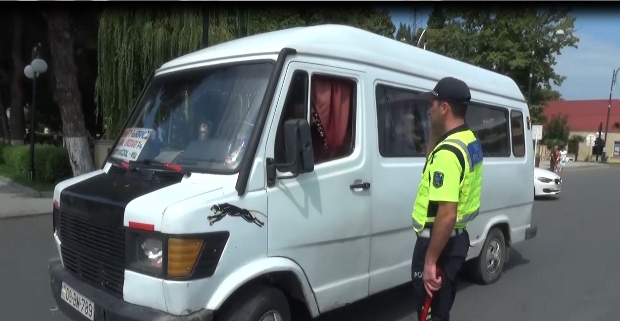 Balakəndə yol polisi reyd keçirib