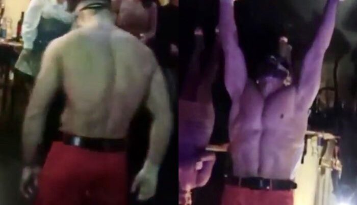 Bakıda gecə klubundan biabırçı görüntülər: Striptiz klub…