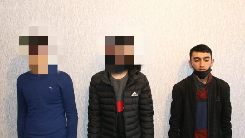 Göyçayda qızıl mağazasını qarət edən şəxslər saxlanıldı- FOTOLAR