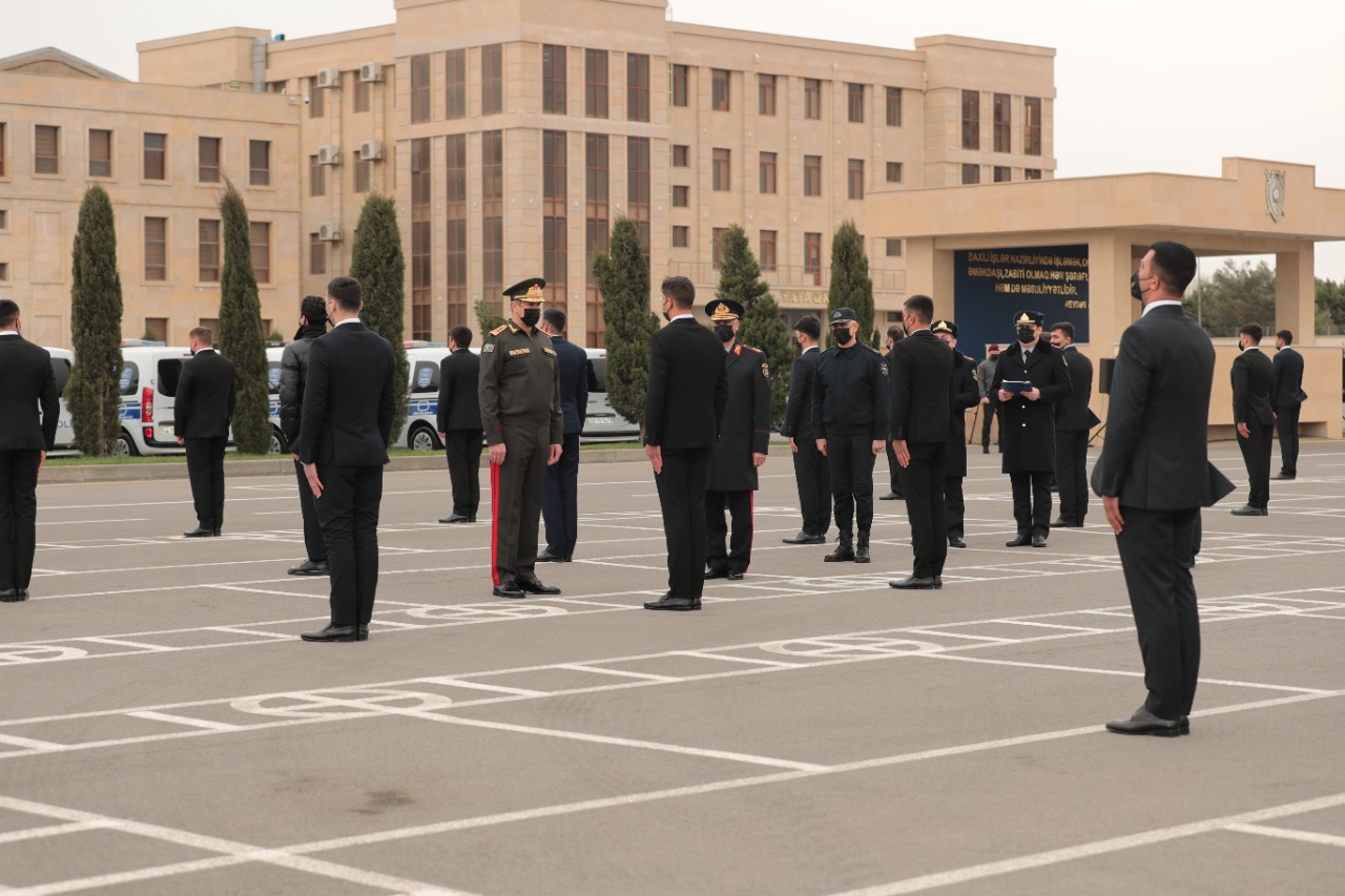 Vətən müharibəsinin daha 61 iştirakçısı polis orqanlarında xidmətə qəbul olundu