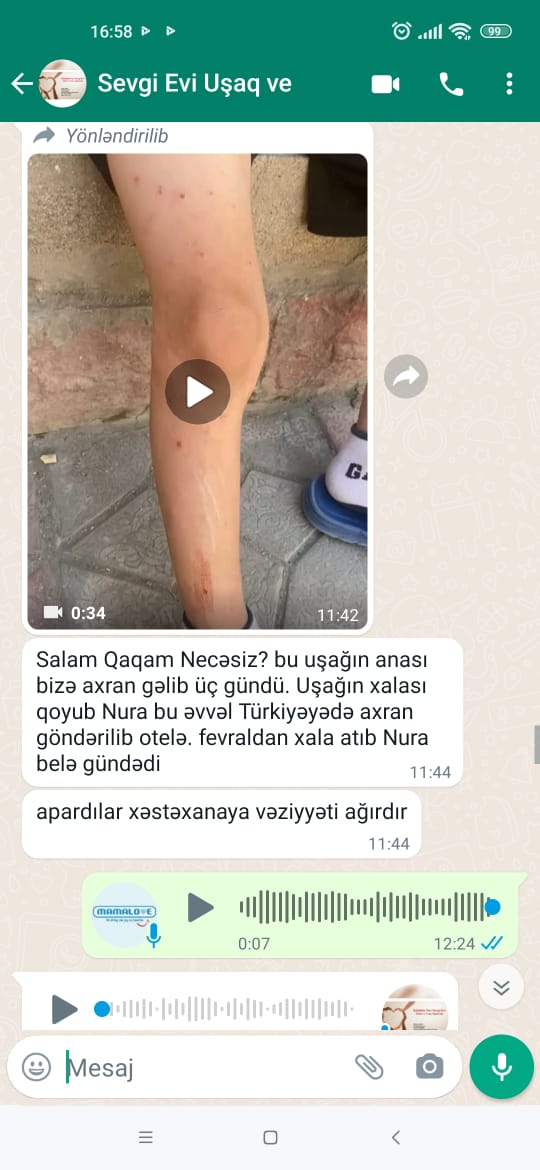 Baş prokurorluq tərəfindən fəaliyyəti dayandırılmış “Sevgi” Uşaq evi və Qadın sığınacağı övladını atmış ananı işə alıb?-İDDİA