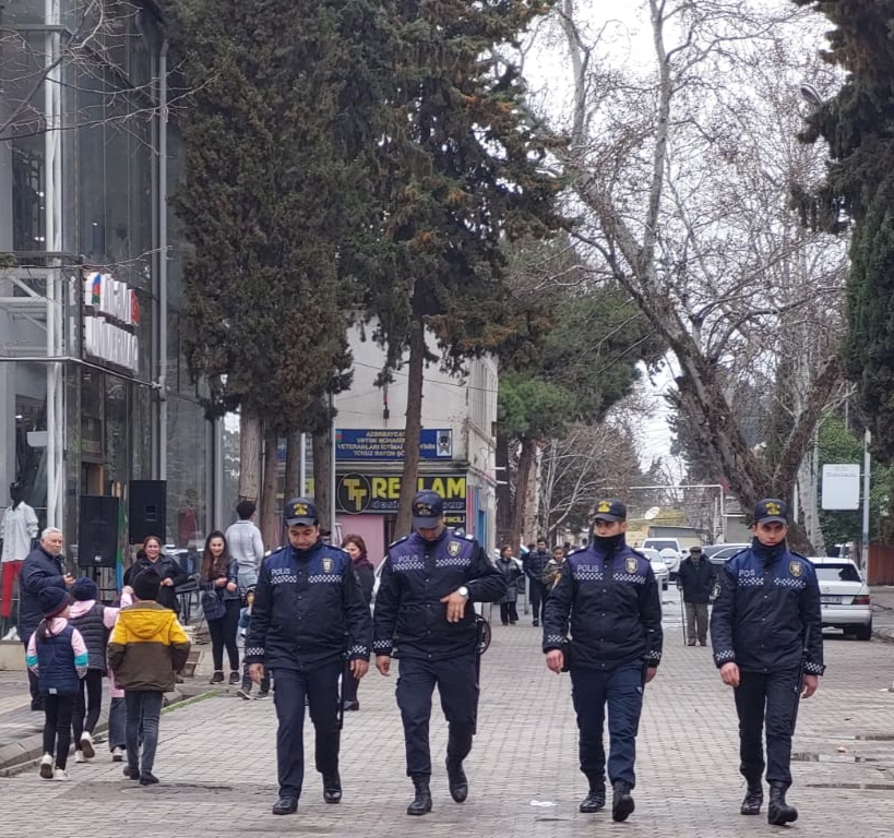 Bayram günlərində Tovuz polisi gücləndirilmiş iş rejimində fəaliyyət göstərir -FOTOLAR
