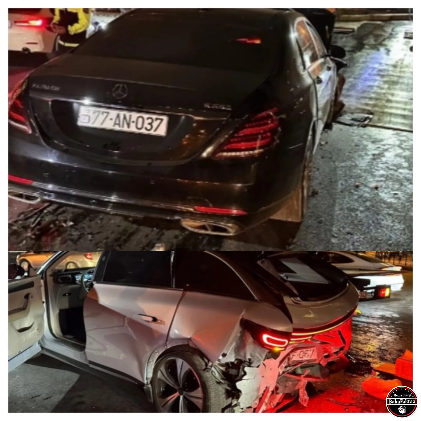 “Maybach”la qəza törədən şəxs içkili olub? – VİDEO