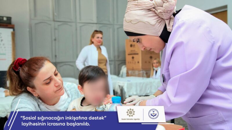 “Sosial sığınacağın inkişafına dəstək” layihəsinin icrasına başlanılıb.