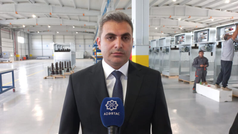 Ağdam Sənaye Parkında ölkədə ilk dəfə elektromobillərin şarj cihazları istehsal olunacaq