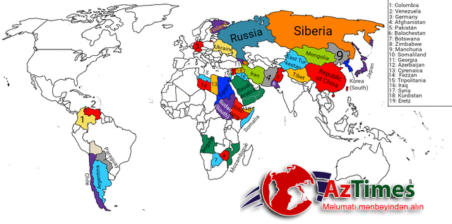 Üçüncü Dünya Müharibəsinin xəritəsi AÇIQLANDI: Azərbaycan nə qədər yaxındır…