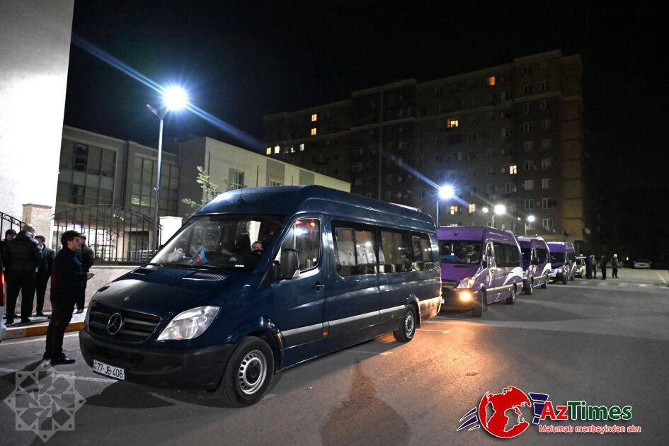 Şuşa şəhərinə növbəti köç karvanı yola salındı