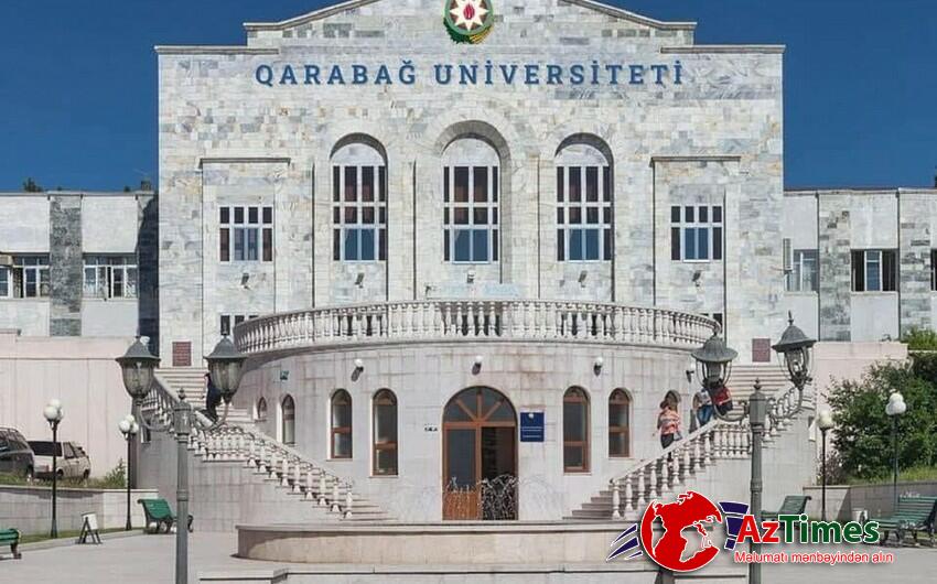 Qarabağ Universiteti ilə bağlı YENİ XƏBƏR