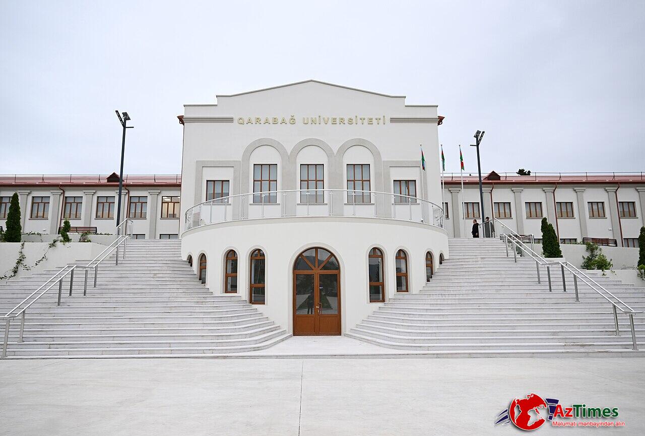 Qarabağ Universitetinin yeni korpusları yaradılır