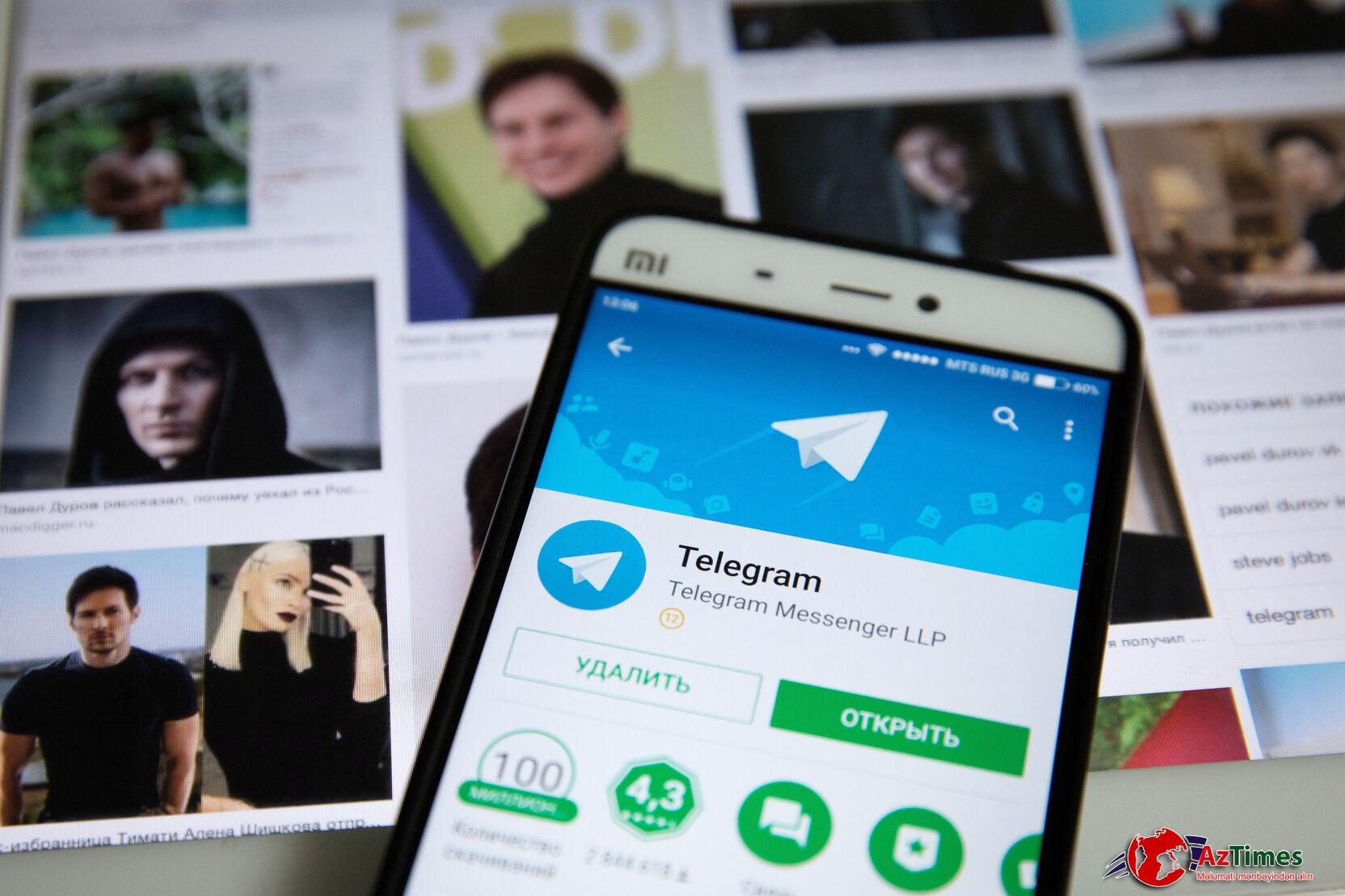 Avropada Rusiyanın xəbər “Telegram” kanalları BAĞLANIR