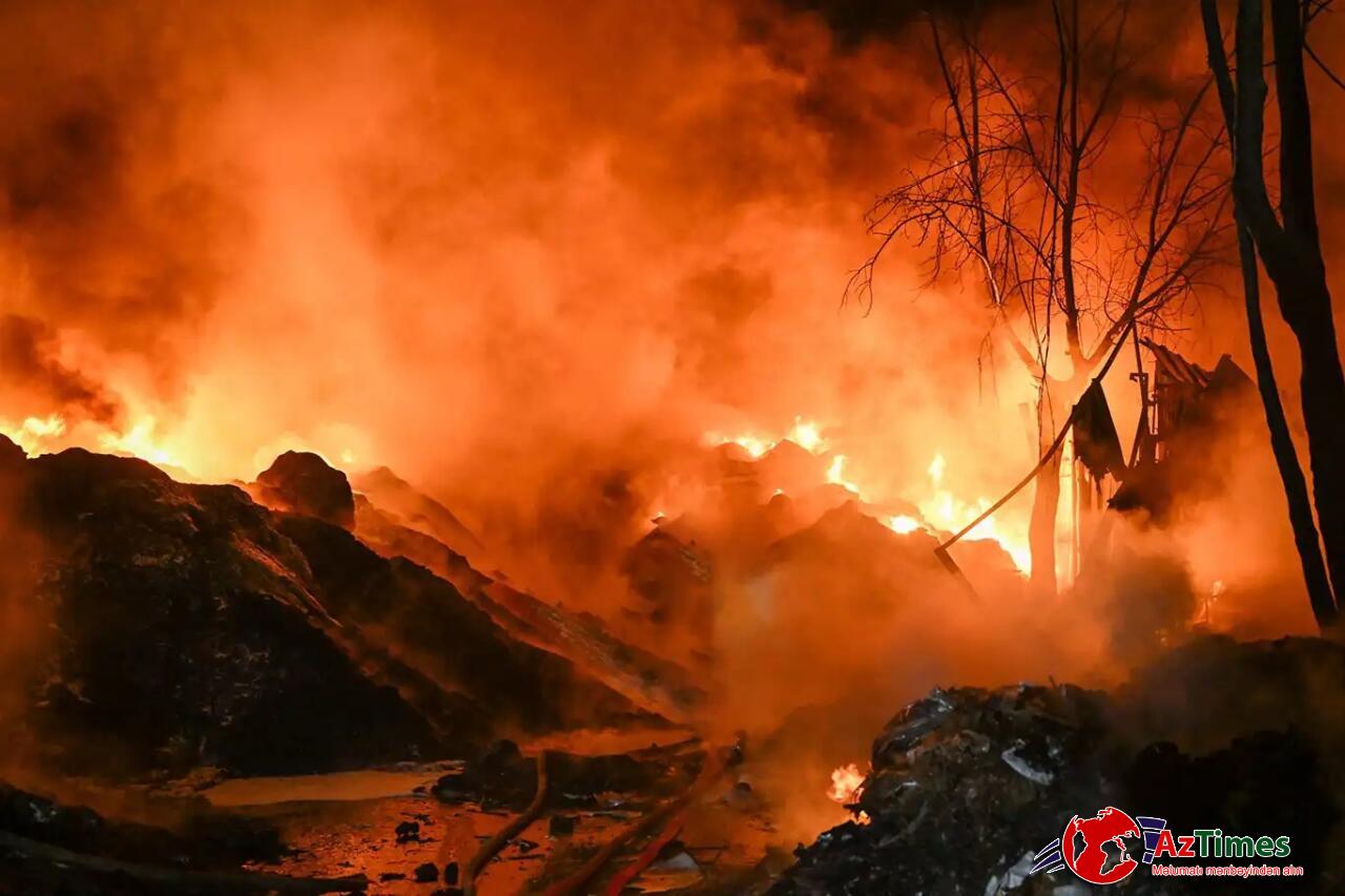 İstanbulda böyük yanğın – 20 rayondan yanğınsöndürən cəlb olundu