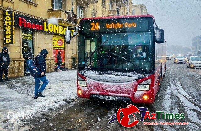 Avtobusların hərəkətində gecikmələr var – AYNA