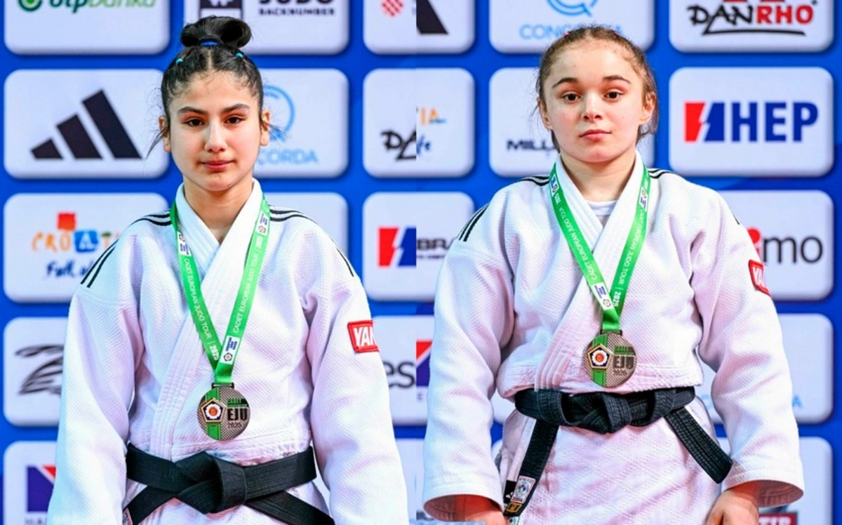 Azərbaycanın yeniyetmə cüdoçuları Xorvatiyada daha iki medal qazanıblar