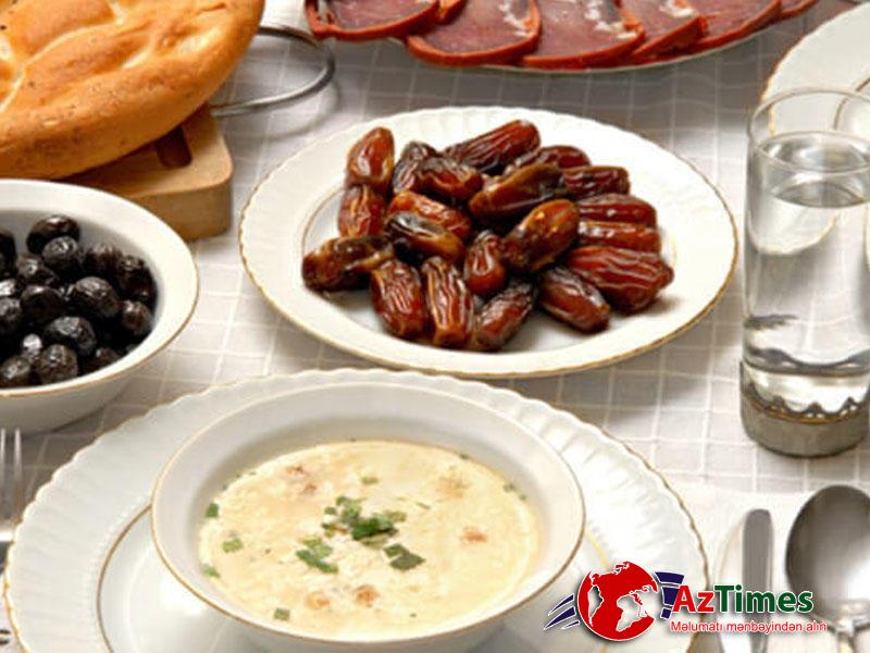 Sağlam iftar süfrəsi üçün 10 vacib TÖVSİYƏ