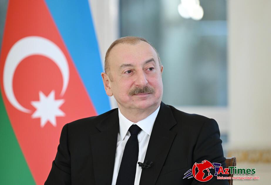 İlham Əliyev Çinin Sinxua agentliyinə müsahibə verib