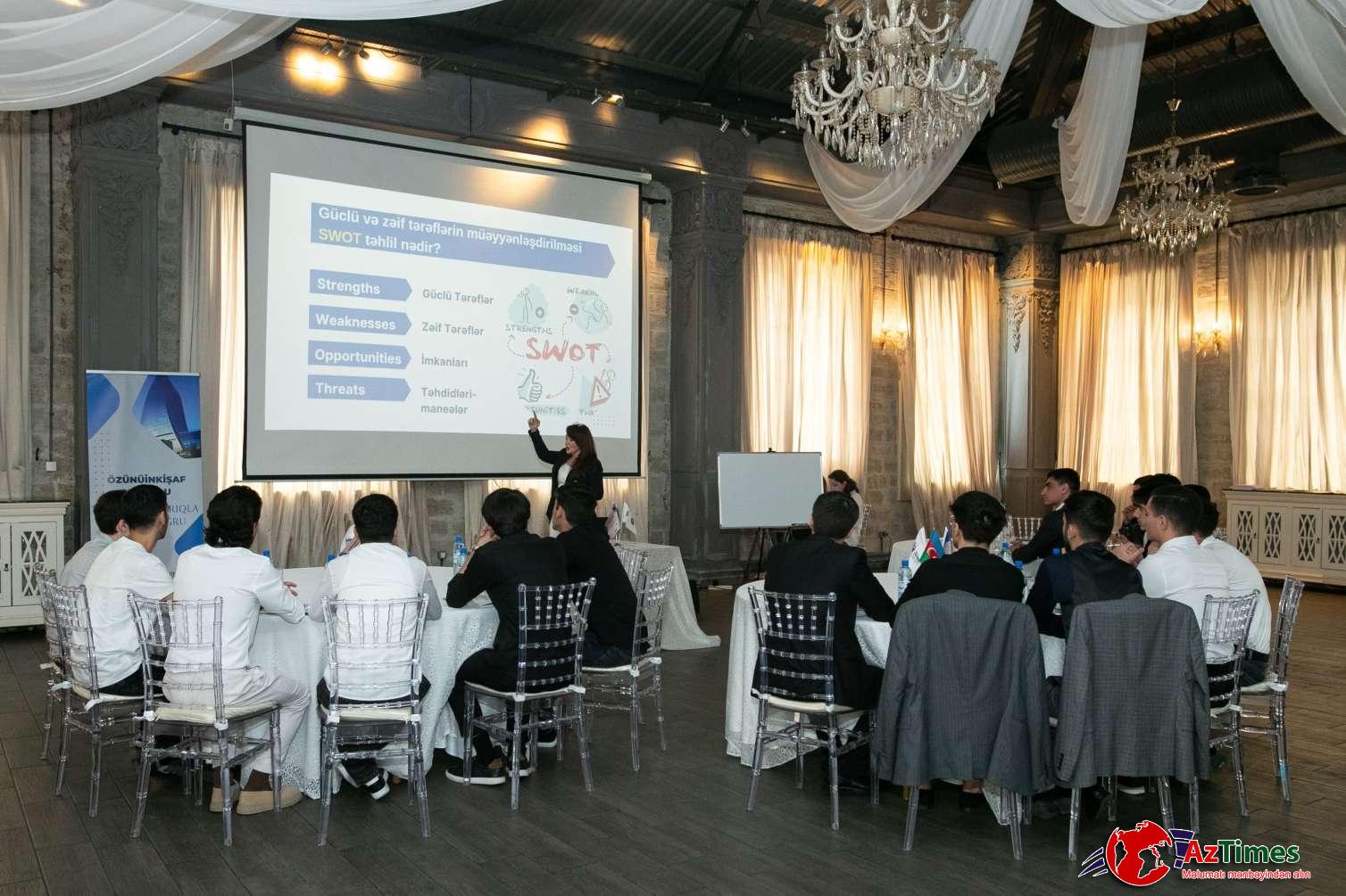 “Güvən”dən tələbələrə dəstək: özünüinkişaf mövzusunda təlim keçirildi – FOTO