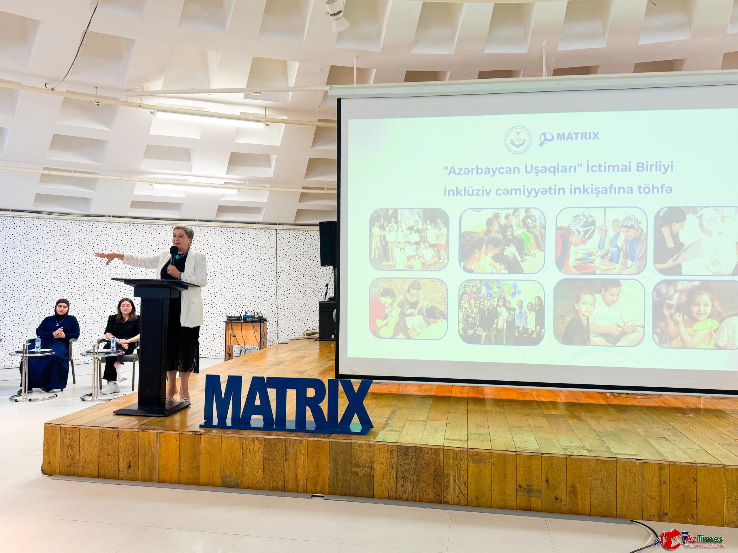 “Azərbaycan Uşaqları ” İctimai Birliyi vəMatrix Academy MMC arasındaKorporativ əməkdaşlığa dair anlaşma memorandumu imzalanıb