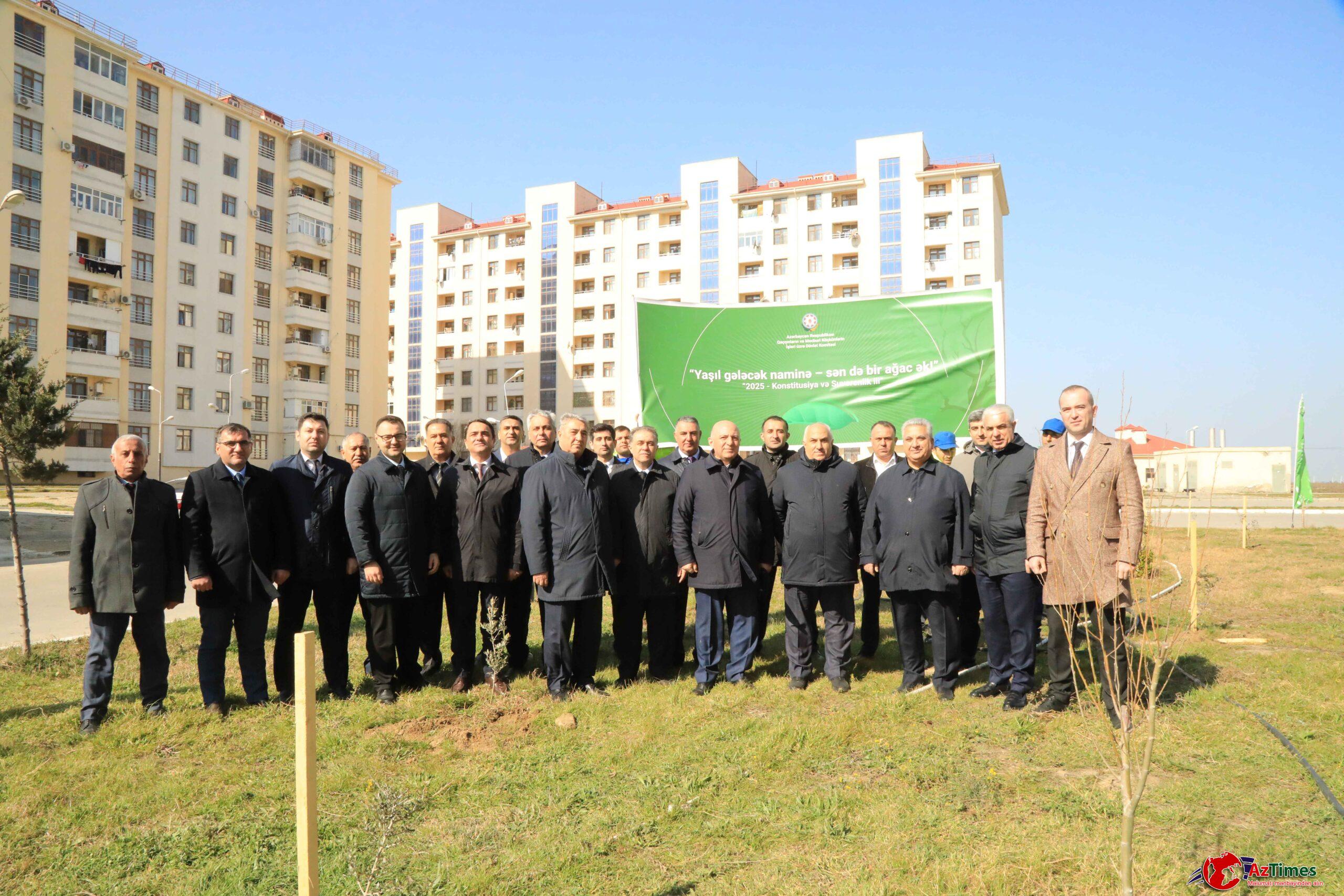 Dövlət Komitəsi “Konstitusiya və Suverenlik İli” çərçivəsində ağacəkmə aksiyası təşkil edib