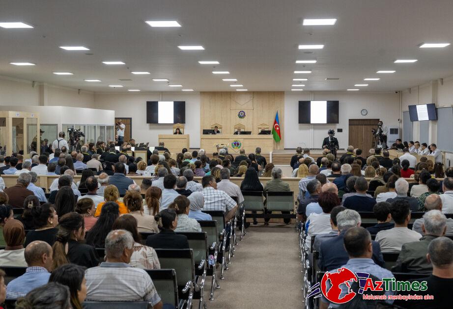 Ermənistanın Azərbaycanın mülki infrastrukturuna ziyan vurmasına dair sənədlər məhkəmədə tədqiq olundu