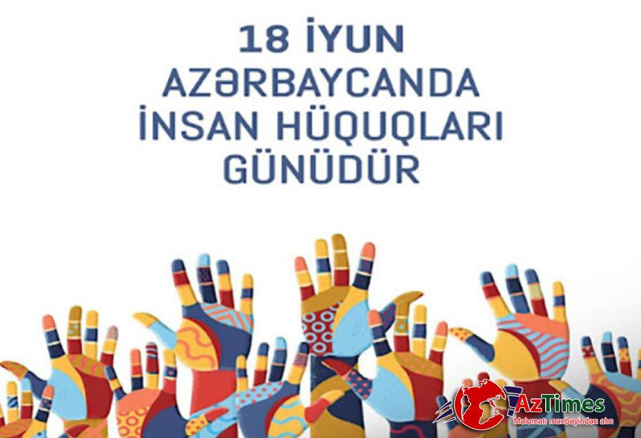 18 İyun Azərbaycanda İnsan Hüquqları Günüdür