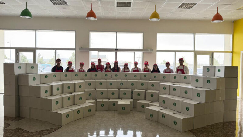 Leyla Əliyevanın təşəbbüsü ilə ailələrə qurban paylarının çatdırılması davam edir
