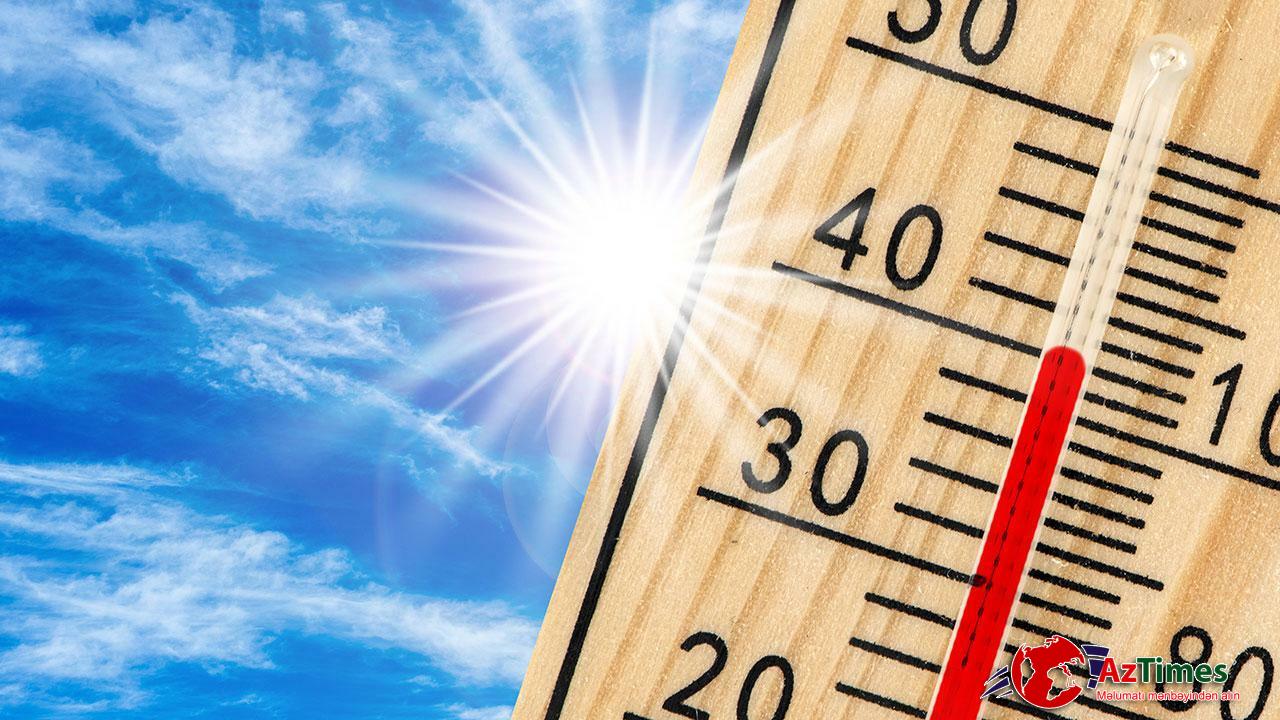 Bu gün 37 dərəcə isti olacaq